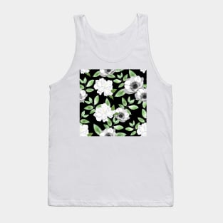 Gardenia pattern Tank Top